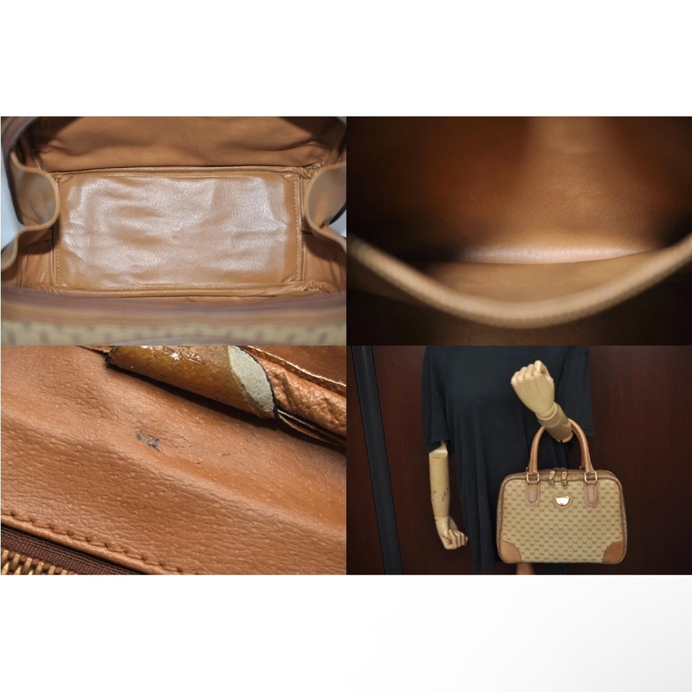 Gucci Tan and Brown Satchel Boston Bag EUC - Picture 10 of 10